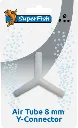8715897338922 SF AIR TUBE 8MM Y CONNECTOR FRONT-600.webp