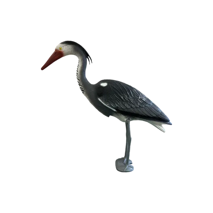 SF DECO BIRD HERON GRIS