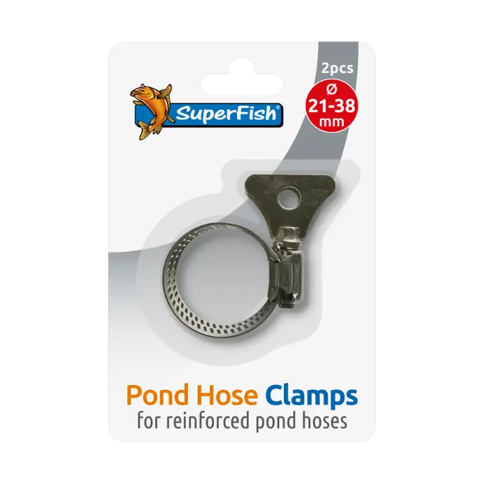 [64] COLLIER DE SERRAGE RENFORCÉ 21-38 MM PAR 2 PCS